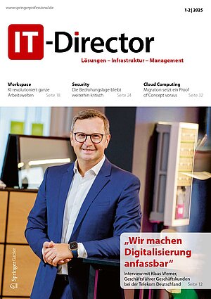 Cover der Zeitschrift IT-Director: Ausgabe 01-2025