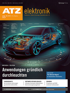 Cover der Zeitschrift ATZelektronik: Ausgabe 05-2025